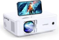 🎥 vimgo 5g wifi проектор, 8500 люменсов, с разрешением 1080p, для просмотра на открытом воздухе, мини-проектор с синхронизацией экрана с смартфоном, портативный проектор на 200'', для тв-приставки, видеоигр, с hdmi/usb/av, для ios и android. логотип