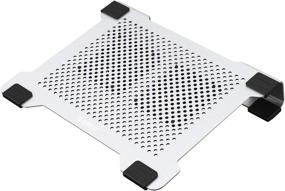 img 4 attached to 🔥 ORICO Laptop Cooling Pad: Aluminum Stand with External Fans – Portable Computer Riser for MacBook Air Pro Dell XPS HP Alienware & More (Up to 17”)