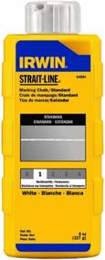 img 1 attached to 🔄 IRWIN STRAIT-LINE 64904 Standard Marking Chalk, 8-ounce, White (64904)