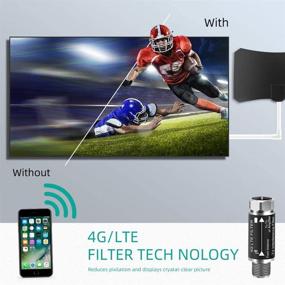 img 3 attached to 📺 Частотный фильтр LTE диапазона 5-695 МГц для телевизионной антенны - снижает вмешательство сотовой вышки: цифровой очиститель сигнала для улучшенной производительности