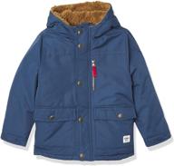 👕 kosh heavyweight colorblock puffer solid boys' clothing: stylish & warm outerwear for young boys logo