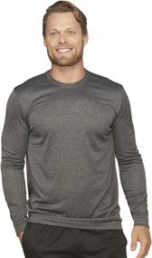 img 4 attached to Colosseum Active Rockey Longsleeve Black Men's Clothing and Active