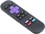 📱 enhanced replacement roku 4 remote control for roku media player 1 lt hd, roku media player 2 xd xs, and roku media player 3 (not compatible with hdmi stick or game, excludes tv support) logo