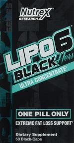 img 3 attached to 🔥 Lipo-6 Black Hers Ultra Concentrate Женский Жиросжигатель с Поддержкой Волос, Кожи и Ногтей - 60 штук от Nutrex Research