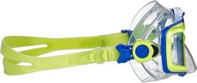 img 1 attached to 🏊 Junior Snorkel Set - Phantom Aquatics Rapido Boutique Collection, Boys and Girls, Ages 6 to 12, Complete with Mask, Dry Snorkel, Adjustable Fins, and Net Bag