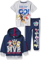 👕 nickelodeon toddler boys athleisure set - sweatpant outfit for nick boys' clothing logo