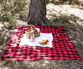 img 3 attached to Cotton Rectangular Buffalo Plaid Tablecloths for Enhanced SEO