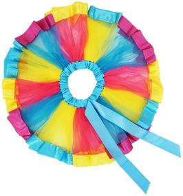 img 3 attached to LYLKD Layered Rainbow Headband: Vibrant Girls' Clothing for Skirts & Skorts