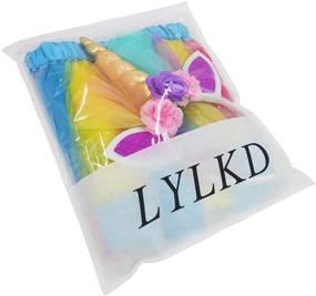 img 1 attached to LYLKD Layered Rainbow Headband: Vibrant Girls' Clothing for Skirts & Skorts