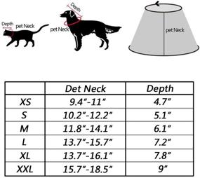 img 1 attached to 🐾 Gmaso Professional Adjustable E-Collar: Premium Recovery Collar for Pet Dogs & Cats, Ensuring Surgical Wound Healing Protection