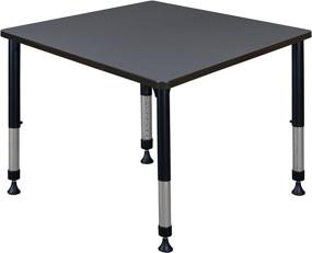 img 4 attached to 🏫 Height Adjustable Classroom Table for Kids' Home Store and Kids' Furniture