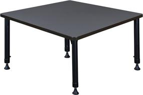 img 3 attached to 🏫 Height Adjustable Classroom Table for Kids' Home Store and Kids' Furniture