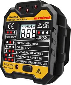 img 3 attached to Mxuteuk MX606B Socket Tester with Voltage Display for Home Outlet Safety Inspection and Fault Detection