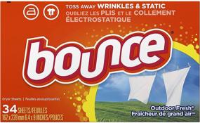 img 4 attached to 🌿 Bounce Fabric Softener Dryer Sheets - Outdoor Fresh Scent, 34 Count