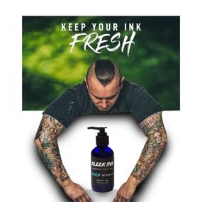 img 1 attached to VIVID Tattoo Oil (2oz) - Sleek Ink Moisture Boosting & Enhancing Tattoo Aftercare Oil