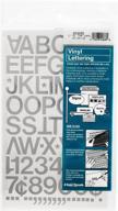 🔢 chartpak self-adhesive vinyl capital letters and numbers for occupational health & safety products: enhancing workplace safety and compliance логотип