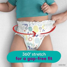 img 2 attached to 👶 Pampers Diapers Pull On Cruisers 360° Fit Super Pack, Size 4 – 64 Count