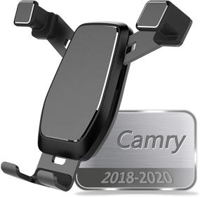 img 4 attached to 📱 Enhanced AYADA Phone Holder for Toyota Camry XV70 | Camry Phone Mount Gravity Auto Lock Design | Stable Hands-Free Installation | Compatible with Camry Accessories 2018 2019 2020