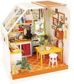 img 1 attached to 🏠 ROBOTIME Miniature Dollhouse - Perfect Gift for Girlfriend