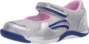 img 1 attached to 👧 Silver Girls' Shoes and Flats: TSUKIHOSHI Twinkle Toddler Little