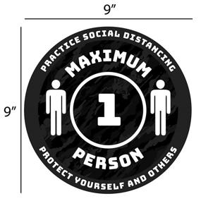 img 1 attached to Sticky Brand Maximum Person Sticker Occupational Health & Safety Products