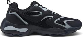 img 2 attached to JOUSEN Running889 Black Men's Athletic Shoes: Breathable Lightweight Sneakers for Ultimate Performance