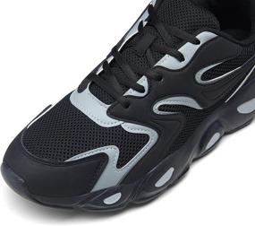 img 1 attached to JOUSEN Running889 Black Men's Athletic Shoes: Breathable Lightweight Sneakers for Ultimate Performance