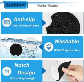 img 2 attached to 🚗 Hakkin 60 Pcs Sublimation Blanks Car Coasters: DIY Crafts for Heat Press Car Cup Holder, Anti-Skid Absorbent Neoprene Cup Mat – White, 2.75'' and 4''