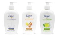 🧼 dove nourishing hand wash variety pack - deeply nourishing, shea butter & warm vanilla, cucumber & green tea - 250 ml (8.45 fl oz) - international version logo