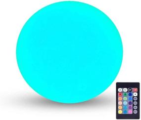 img 4 attached to LOFTEK LED Vibrant Light Ball: 6-inch Nursery Night Light with Remote and Press Control, 16 RGB Color Changing & Dimming Rechargeable, Cordless Portable Floating Pool Lights, Ideal for Kids or Home Decor