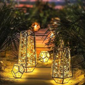 img 2 attached to 🌟 66ft 200 Led Fairy Lights: Waterproof Outdoor String Lights with 8 Lighting Modes