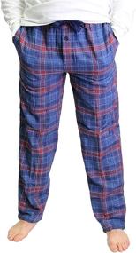 img 1 attached to Fruit Loom Yarn Dye Flannel Pajama Men's Clothing in Sleep & Lounge