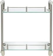 modona double glass shelf pre installed logo