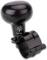 🚗 vaygway steering wheel spinner knob: car suicide handle for easy steering - universal tractor vehicle boat accessory - black, ideal for arthritis and handicap - wheel spinners logo