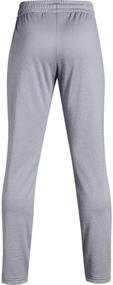 img 1 attached to Active Boys' Clothing: Under Armour Black Fleece Pants