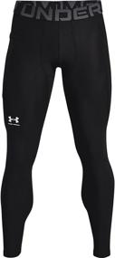 img 2 attached to Under Armour HeatGear Leggings Black Sports & Fitness for Other Sports