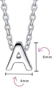 img 2 attached to Letter Alphabet Bracelet Sterling Initial