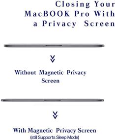 img 1 attached to Magnetic Privacy Anti Blue Anti Glare Protector