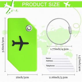 img 3 attached to Silicone Luggage Reusable Suitcase Stainless Travel Accessories