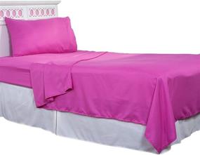 img 2 attached to Premium Home Series 1200 3-Piece Somerset Homelet Set, Twin Size, Pink