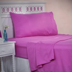 img 1 attached to Premium Home Series 1200 3-Piece Somerset Homelet Set, Twin Size, Pink