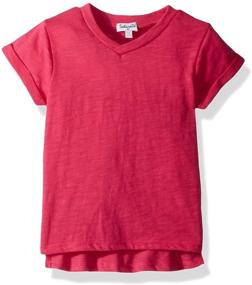 img 1 attached to 👚 Splendid Girls Short Sleeve Clothing: Basic Tops, Tees & Blouses