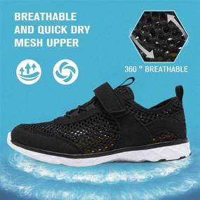 img 3 attached to 👟 CIOR Boys & Girls Water Shoes Aqua Shoes Swim Shoes Athletic Sneakers Lightweight Sport Shoes for Toddlers, Little Kids, and Big Kids