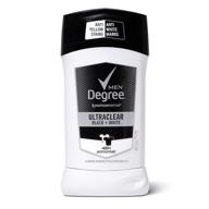 🧴 degree men ultraclear antiperspirant deodorant stick: 48 hour sweat and odor protection, black+white, motionsense technology - 2.7 oz logo