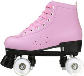 img 3 attached to Roller Skates Light Up Saftey Beginners Sports & Fitness