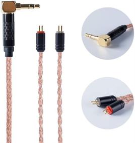 img 3 attached to 🎧 Ultimate Sound Upgrade: HiFiHear 16 Core 6N Single Crystal Copper Earphone Cable - Enhanced Connectivity for KZ ES4 ZS6 ZS5 ZST ZSR ZS10 ZS3 TFZ ES3 TRN V10 CCA C16 C10(2pin 3.5mm)