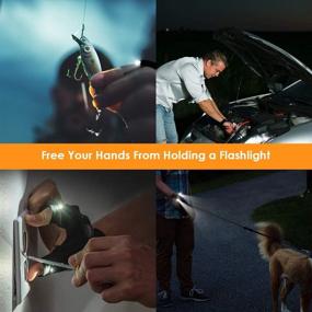 img 3 attached to 🧤 LED Flashlight Gloves for Men and Women - Perfect Stocking Stuffers, Christmas Gift Idea, Cool Gadget for Fishing, Birthdays, Mechanics, Car Enthusiasts, and More!