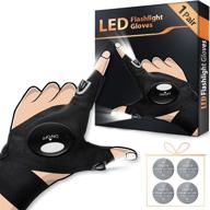 🧤 led flashlight gloves for men and women - perfect stocking stuffers, christmas gift idea, cool gadget for fishing, birthdays, mechanics, car enthusiasts, and more! logo