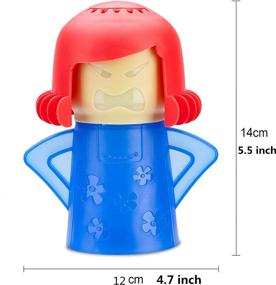 img 3 attached to Microwave Cleaner Disinfects Christmas 1Pcs Blue