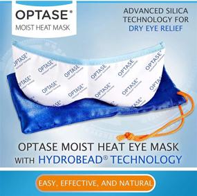 img 3 attached to 🔥 OPTASE Moist Heat Eye Mask for Dry Eyes - HydroBead Technology - Washable & Microwaveable - Dry Eye Therapy Mask Retains Heat - Step 1: Heat